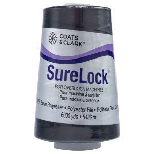 Surelock Spun Polyester 6000 YD Cone Black