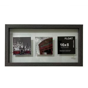 Innovative Home Creations 8 x 16 Gray Wood Float Frame