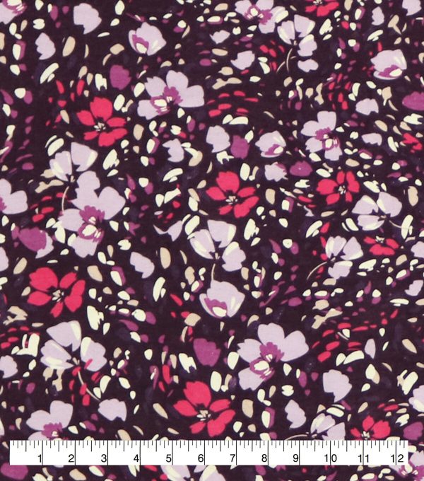 Floral 108 Wide Flannel Fabric - Image 2
