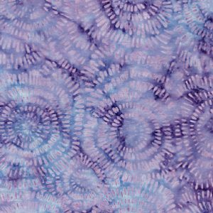Purple Bursts Batik Cotton Fabric