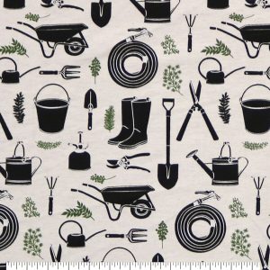 Garden Tools Super Snuggle Flannel Fabric