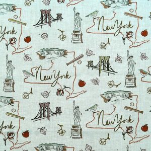 New York Next Gen Main State Pride Cotton Fabric