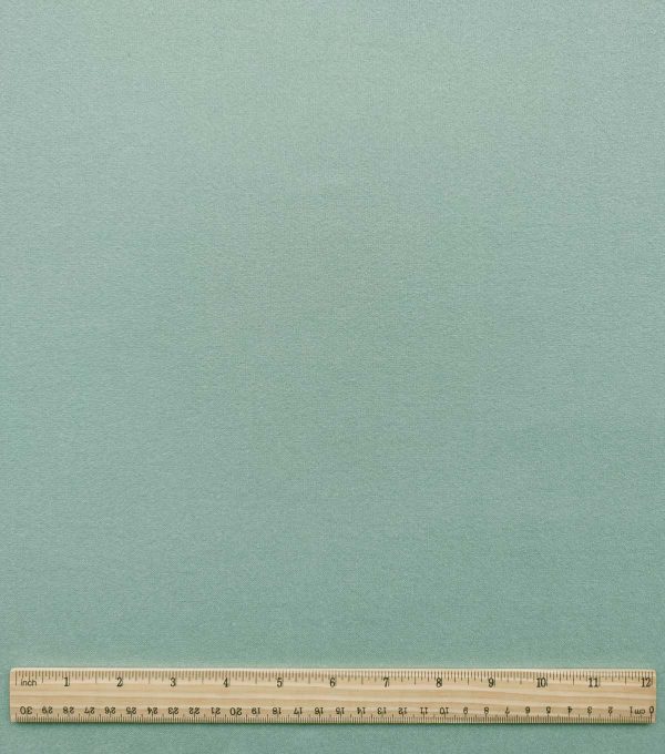 Heathered Blue Solid Luxe Flannel Fabric - Image 2