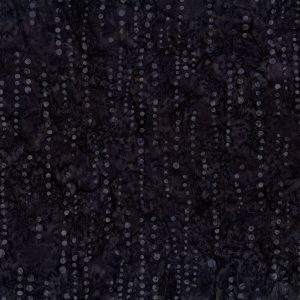 Hi Fashion Black Linear Dots Batik Cotton Fabric