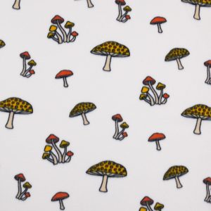 POP! Mushrooms Lightweight Fleece Fabric