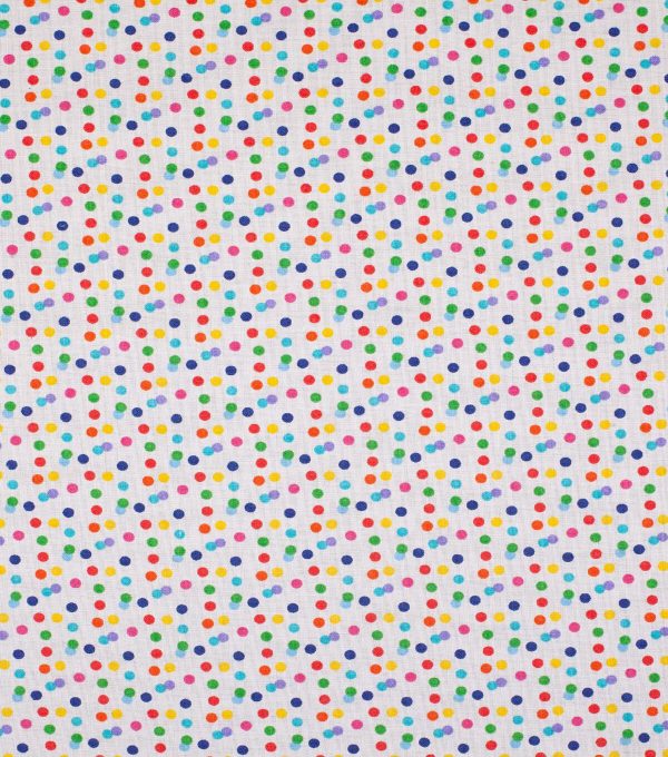 Confetti Dots Multi Celebration Cotton Fabric