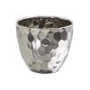 Nearly Natural 7 Designer Silver Bowl