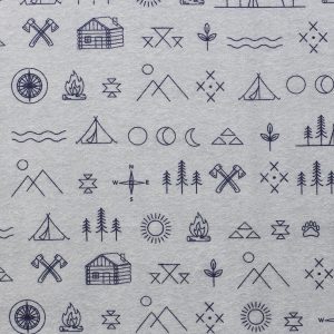 Symbols Super Snuggle Flannel Fabric