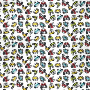 Super Hero Dogs Super Snuggle Flannel Fabric