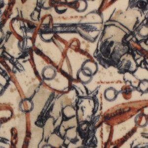 Horse Reins Anti Pill Fleece Fabric