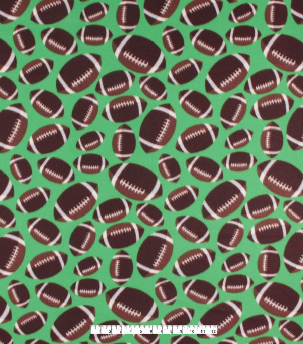 Football Blizzard Fleece Fabric - Image 4