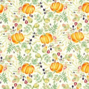 Fabric Traditions Watercolor Harvest Harvest Cotton Fabric
