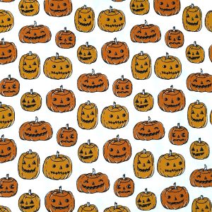 Halloween Pumpkins Super Snuggle Flannel Fabric