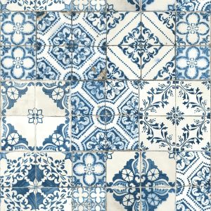 RoomMates Wallpaper Mediterranean Tile
