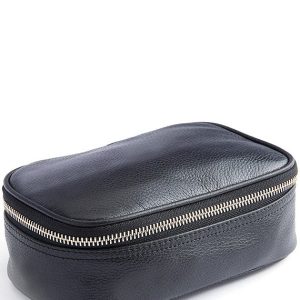 Leather Tech Accessory Travel Storage Case