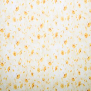Yellow Floral Super Snuggle Flannel Fabric