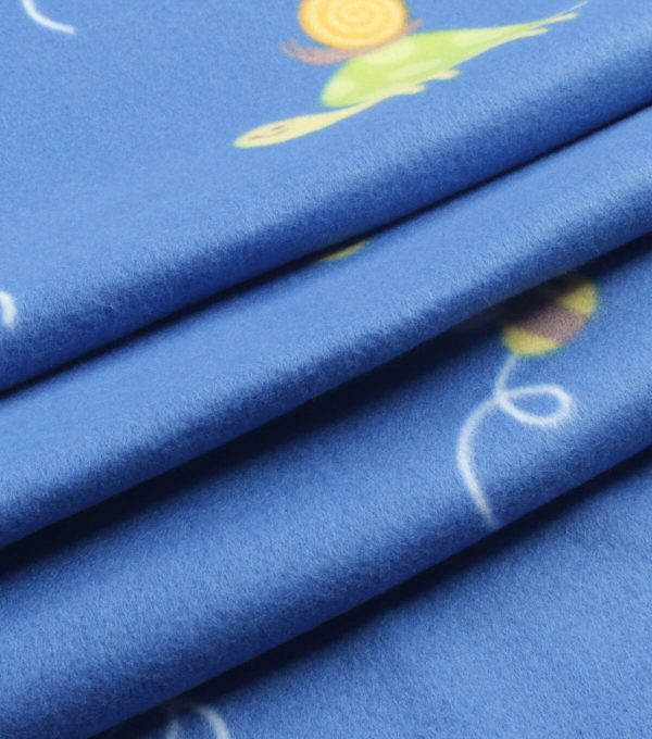 Cute Creatures Blizzard Prints Fleece Fabric - Image 2