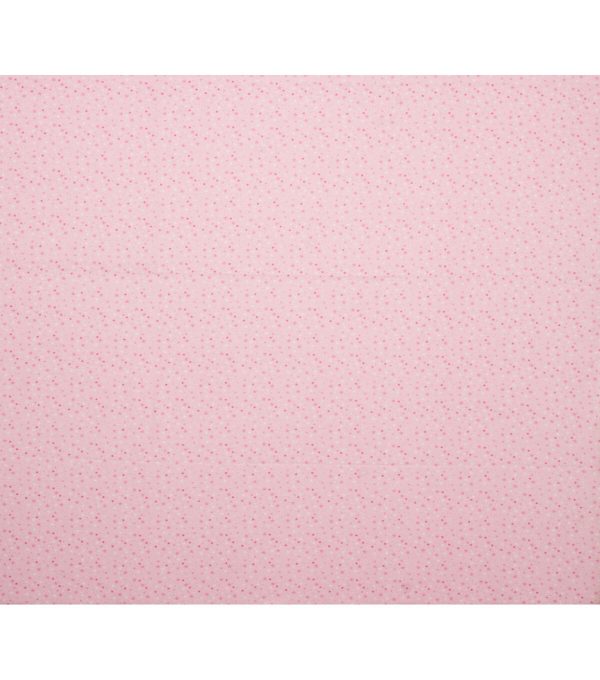 Pink Stars Super Snuggle Flannel Fabric