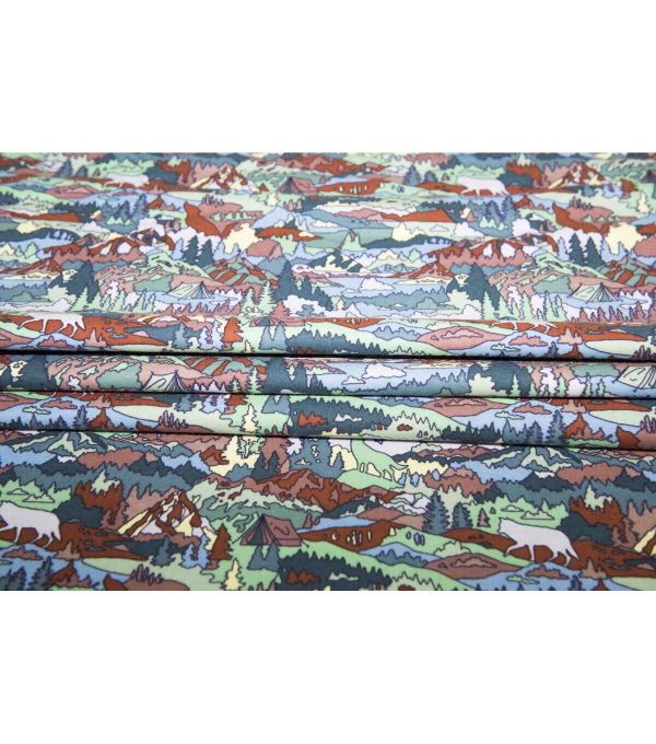 Super Snuggle Packed Wilderness Flannel Fabric - Image 2