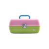 Caboodle 13 Pink   Green On The Go Girl Carrying Case