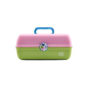 Caboodle 13 Pink   Green On The Go Girl Carrying Case