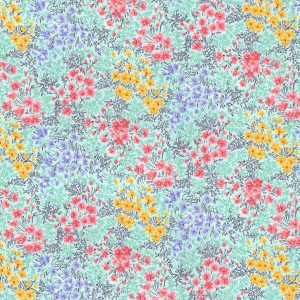 Fabric Traditions Pastel Floral Cotton Fabric by Keepsake Calico - 1