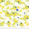 Singer Yellow Lemons   Floral Quilt Cotton Fabric