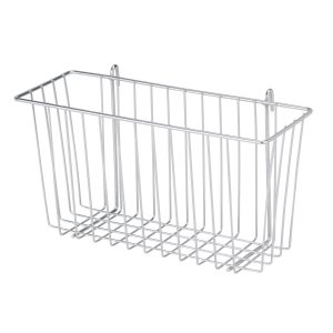 Honey Can Do 13 x 8 Chrome Wire Accessory Basket
