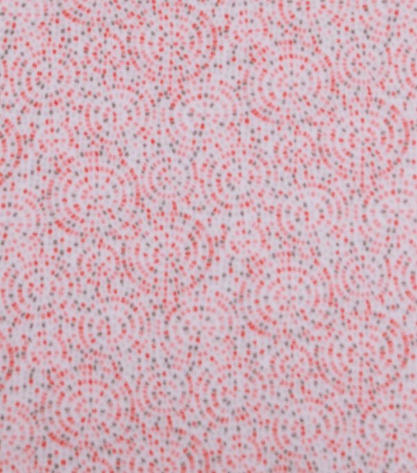 Pink Mosaic Anti Pill Fleece Fabric