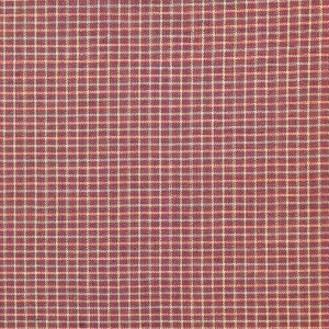 Red   Navy Tattersall Yarn Dyed Patriotic Cotton Fabric