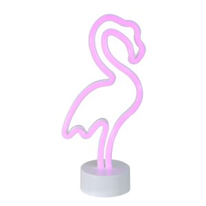 Northlight 11.5 Pink Flamingo LED Neon Style Table Sign