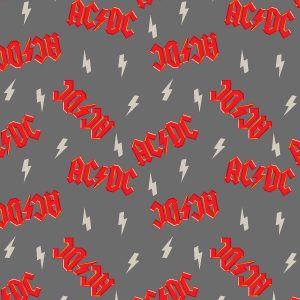 ACDC Cotton Fabric Bolt Toss