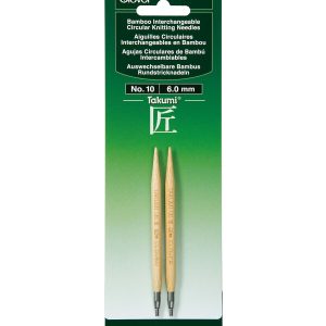 Clover 2pk Interchangeable 10/6mm Circular Knitting Needle Set