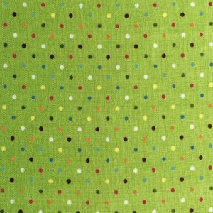 Multicolor Dots Quilt Cotton Fabric by Keepsake Calico