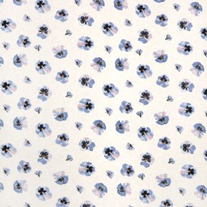 Tossed Floral Super Snuggle Cotton Fabric
