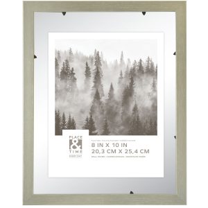 8 x 10 Silver Wall Float Frame by Place   Time