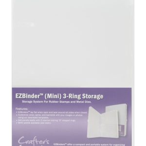 Crafter s Companion 7 x 9 Clear 3 Ring Enclosed Binder