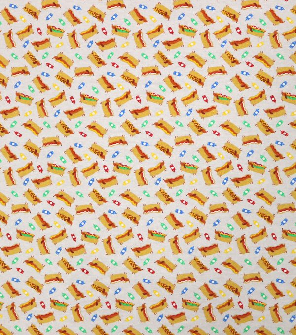 Super Snuggle Flannel Fabric Hot Dogs - Image 2