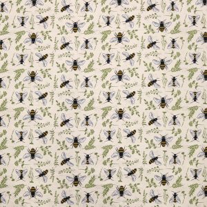 Bees And Plants Super Snuggle Flannel Fabric