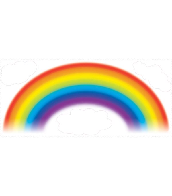 RoomMates Wall Decals Over the Rainbow