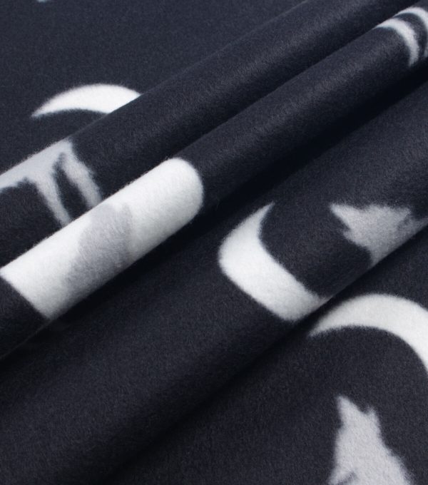 Wolves Blizzard Prints Fleece Fabric - Image 2