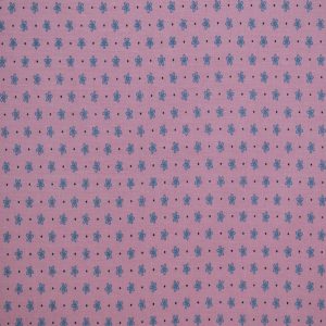 Mini Daisies on Pink Quilt Cotton Fabric by Quilter s Showcase