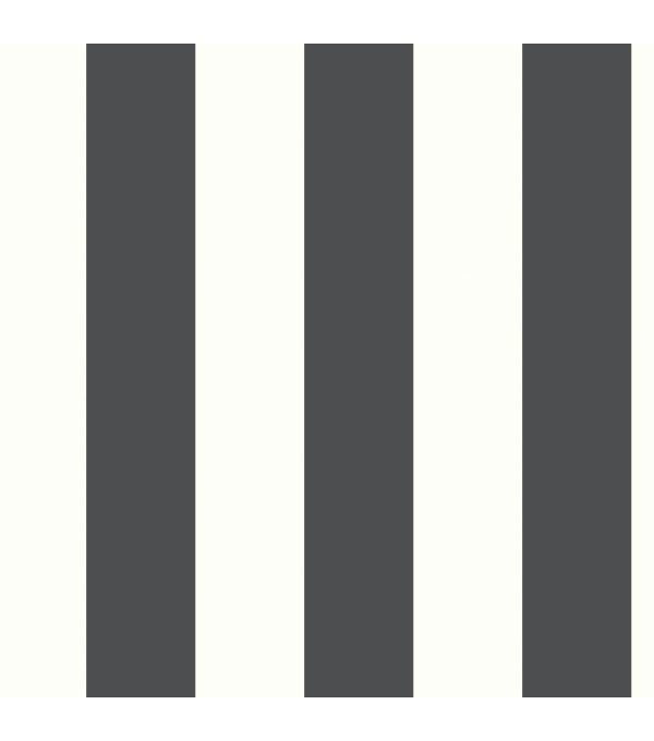 RoomMates Wallpaper Black Awning Stripe