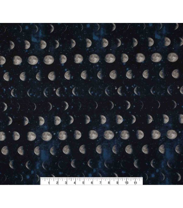 Moon Phases Super Snuggle Flannel Fabric - Image 2