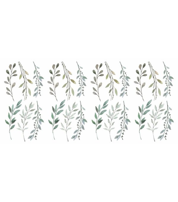 Country Leaves Peel   Stick Wall Decals