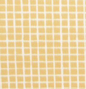 Yellow Grid Plaid Blizzard Fleece Fabric