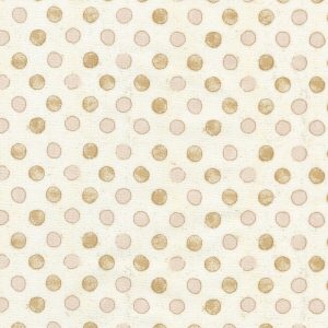 Cream Painted Dots Quilt Cotton Fabric by Keepsake Calico