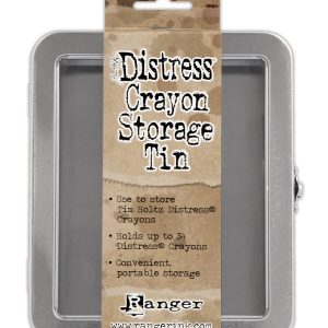Ranger Tim Holtz Distress 6.5 x 5.5 Crayon Storage Tin
