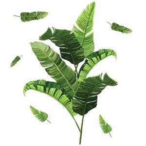 RoomMates Wall Decals Banana Leaf