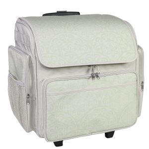 Everything Mary 18 White Paper Crafting Rolling Storage Tote